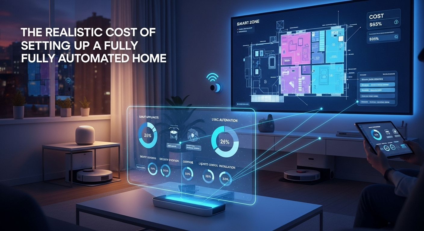 Realistic Cost of Setting Up a Fully Automated Home