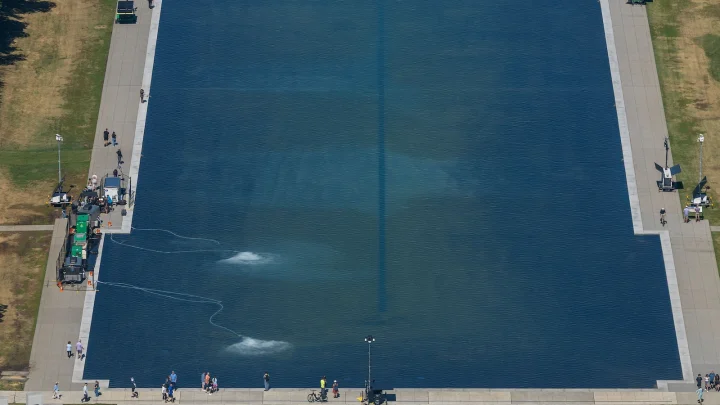 US Park Police seek to ID person in Reflecting Pool vandalism investigation