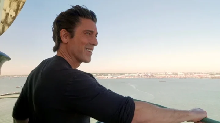 America 250: David Muir climbs up to the Statue of Liberty’s torch