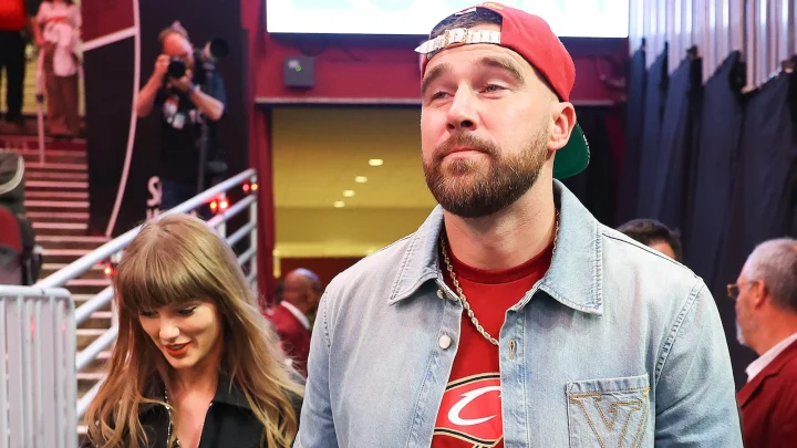 Travis Kelce talks proposing to Taylor Swift in 1st post-wedding podcast
